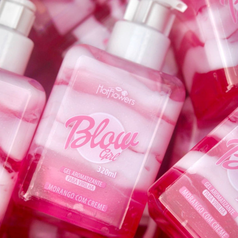 KIT 3 UNIDADES BLOW GIRL MORANGO COM CREME - 320ML