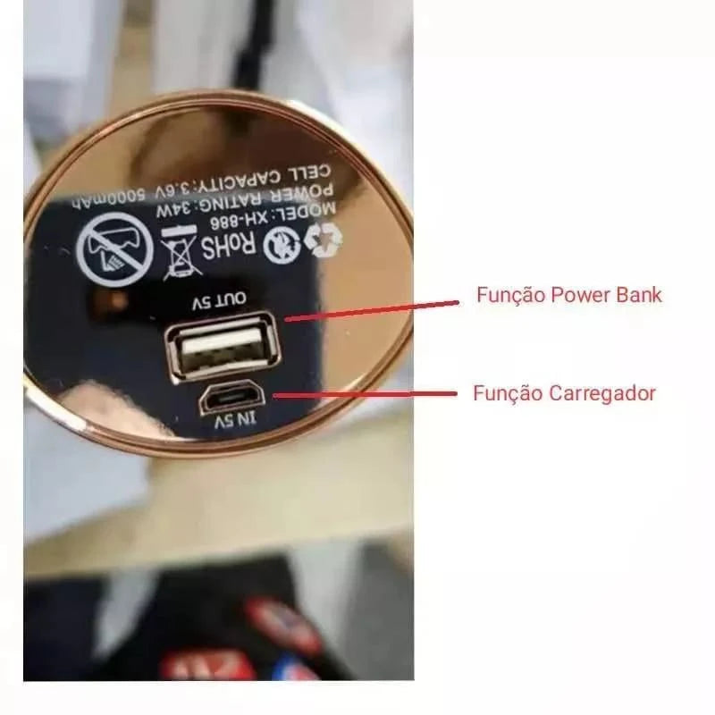 Modelador Portátil Sem Fio Recarregável USB para Cachos de Cabelo