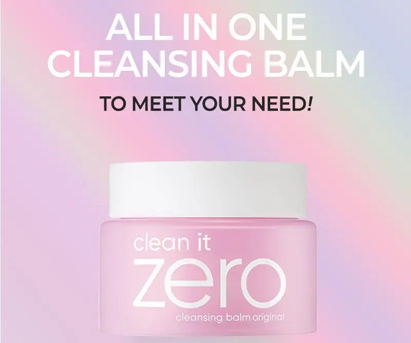 BANILA CO Clean It Zero Cleansing Balm 25ml/100ml - Demaquilante para Remover Maquiagem dos Olhos, Lábios e Rosto - Tudo em Um - Cosméticos Coreanos.