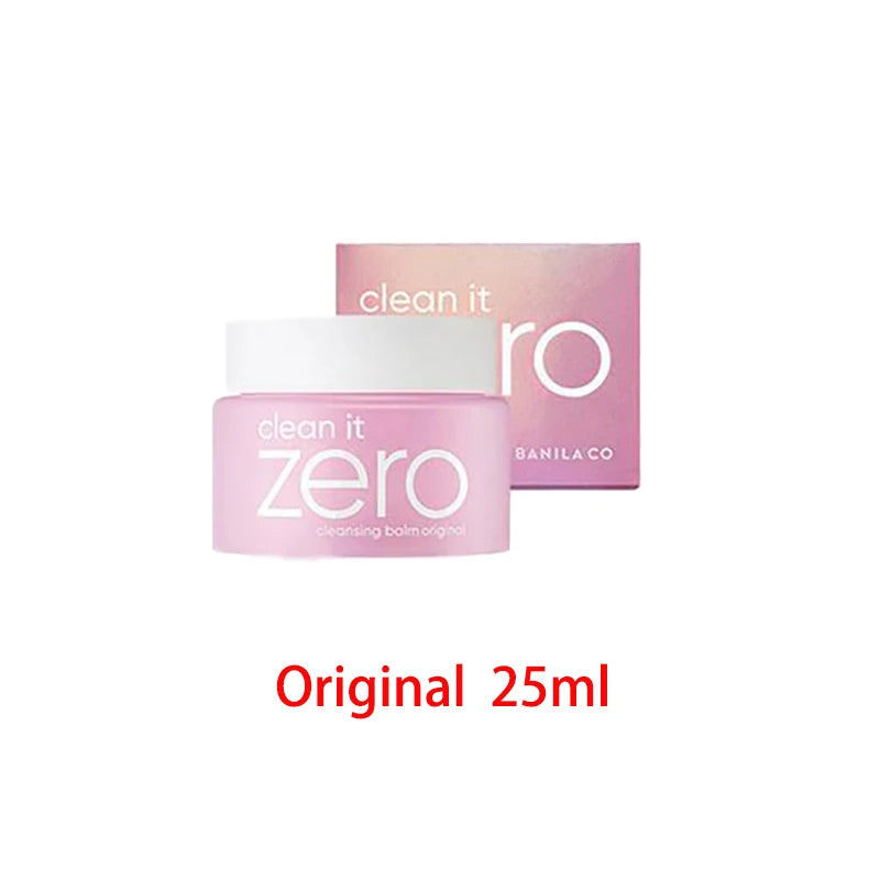 BANILA CO Clean It Zero Cleansing Balm 25ml/100ml - Demaquilante para Remover Maquiagem dos Olhos, Lábios e Rosto - Tudo em Um - Cosméticos Coreanos.