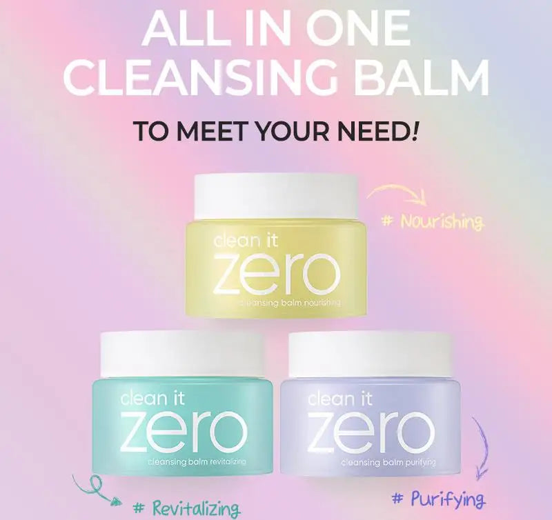 BANILA CO Clean It Zero Cleansing Balm 25ml/100ml - Demaquilante para Remover Maquiagem dos Olhos, Lábios e Rosto - Tudo em Um - Cosméticos Coreanos.