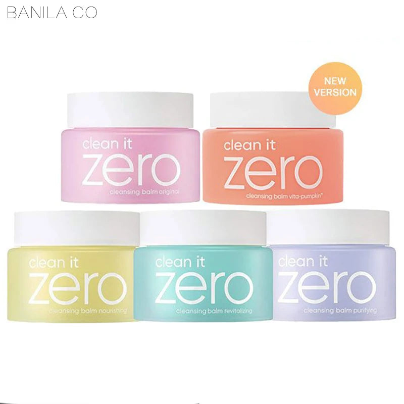 BANILA CO Clean It Zero Cleansing Balm 25ml/100ml - Demaquilante para Remover Maquiagem dos Olhos, Lábios e Rosto - Tudo em Um - Cosméticos Coreanos.