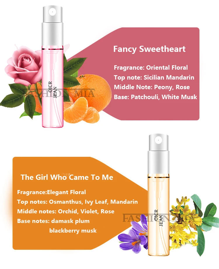 Kit de Perfume Original 3ml*5pcs para Mulheres