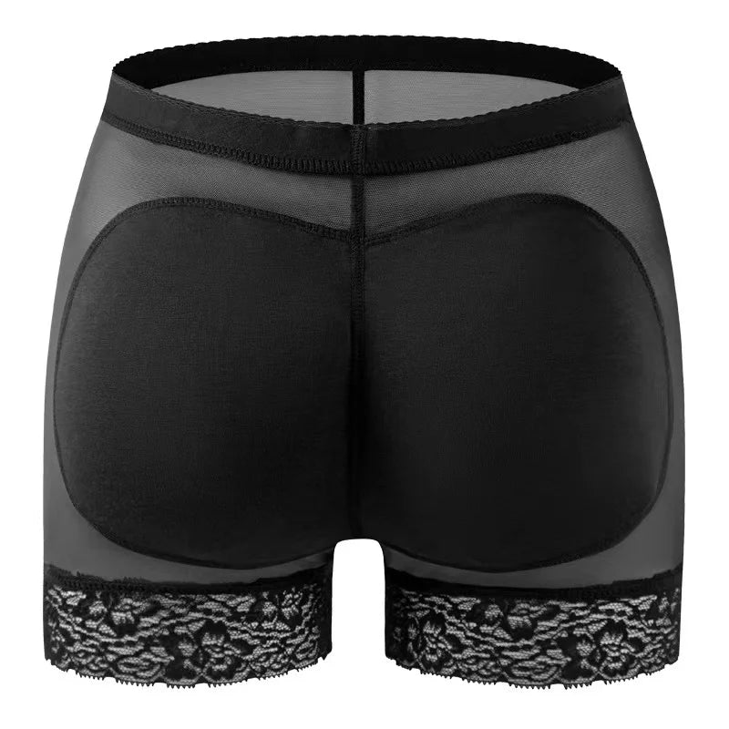 Calçinhas sexy de levantamento de bumbum para mulheres, modeladoras de corpo, com efeito de aumento dos glúteos.