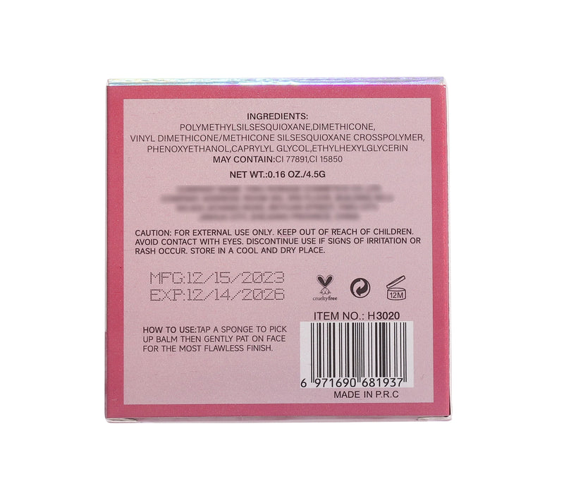 Pó Fixador Natural Super Suave HANDAIYAN, Corretivo Compacto À Prova D'Água, Maquiagem Facial de Longa Duração