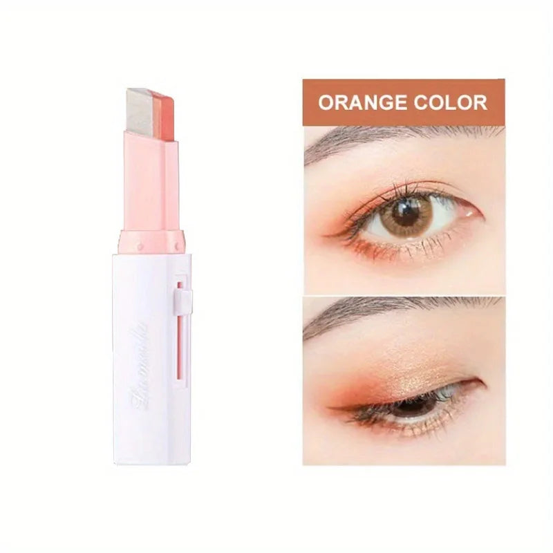 Bastão de Sombra para Olhos com Degradê de Duas Cores – Efeito Tridimensional Natural – Longa Duração sem Remover a Maquiagem.