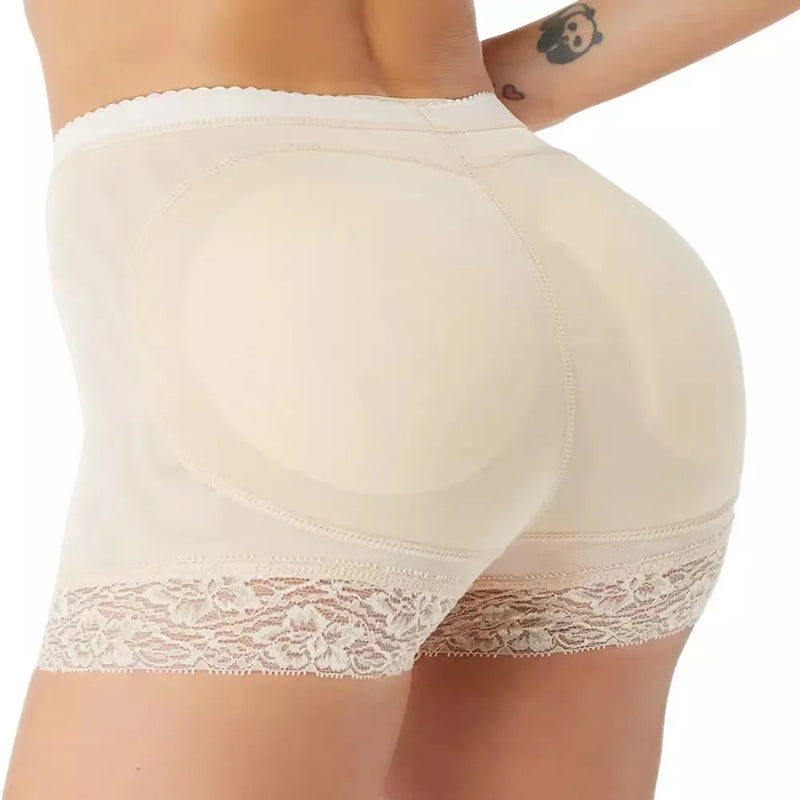 Calçinhas sexy de levantamento de bumbum para mulheres, modeladoras de corpo, com efeito de aumento dos glúteos.