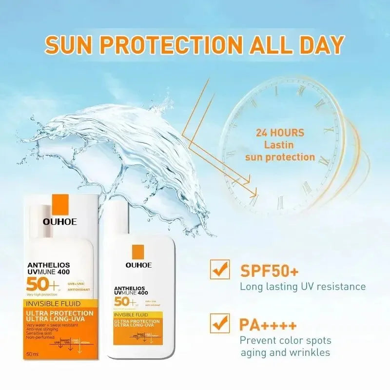 Protetor Solar Facial e Corporal Original, Creme Solar Clareador, Protetor Solar, Creme Protetor de Pele, Creme Anti-Sol, Creme de Proteção Facial SPF 50